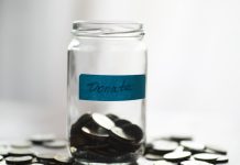 A donation jar as Novig closes a Series A funding round.