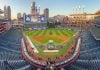 Cleveland Guardians' Progressive Field stadium in Ohio