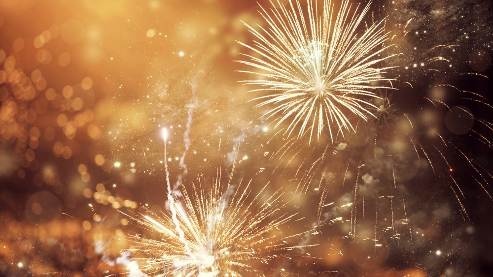 Relax-Gaming-anniversary Fireworks as a concept for RLX Gaming celebrating two-years in the US iGaming market.