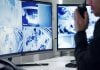 A security guard and cameras as monitoring services provide oversight for gambling.