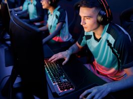 An esports player as Hard Rock Bet secures an esports agreement with Sports Information Services (SIS).