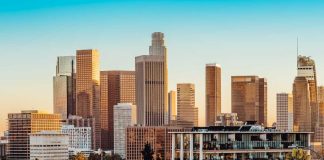 LA city attorney files illegal gambling suit against Stake.US and Kick Los Angeles city skyline