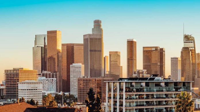 Stake.US-LA-California-Lawsuit Los Angeles city skyline