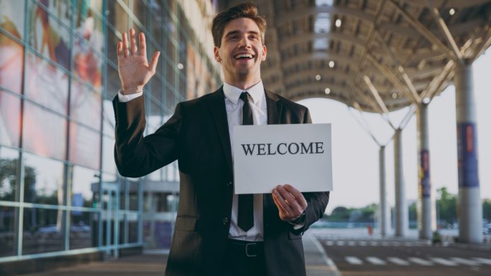 idPair-Coalition-for-Fantasy-Sports-Expand-Self-Exclusion-Program Welcome sign as idPair expands partnership with the Coalition of Fantasy Sports to new states.