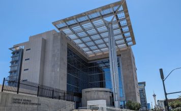The Lloyd. D George Federal Courthouse in Las Vegas, Nevada