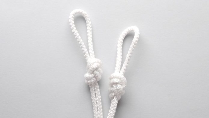 Two loopholes in a piece of rope