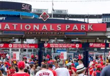 Nationals Park as the stadium will close the BetMGM Sportsbook.