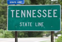 Blazesoft’s Sportzino exits Tennessee after cease-and-desist order A road sign marking the Tennessee state line