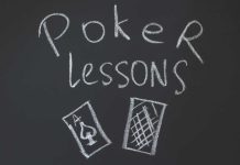 ClubWPT Gold switches GC for GTO poker training in product pivot Poker lessons written on chalkboard