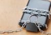 Phone chained up