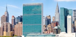 Manhattan casino efforts hit bust as third proposal rejected The midtown Manhattan skyline featuring the UN building, close to where Mohegan wanted to build a new casino