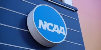 NCAA probe finds 13 former basketball players violated betting rules NCAA sign as the organization investigates 13 former student-athletes for betting violations.