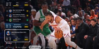 A preview of how the FanDuel integration will look on NBA On Prime