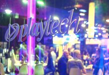 A Playtech booth at an SBC event