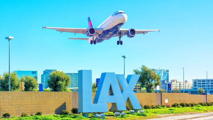 Playtech-stops-supplying-games-to-sweepstakes-operators-in-California A plane departing LA airport in California