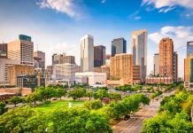 The Houston, Texas skyline