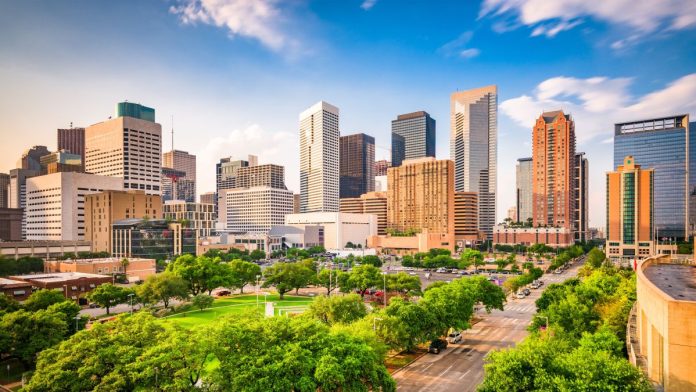 The Houston, Texas skyline