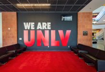 Interior view of the Student Union at UNLV