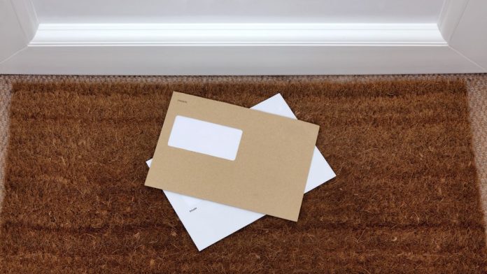 Washington-State-sends-Bovada-second-cease-and-desist-letter Two letters lying on a doormat