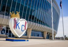 The Kansas City Royals' Kauffman stadium in Missouri