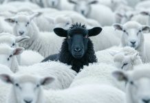 Black sheep among white sheep