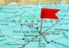 Arkansas AG opinion throws red flag on sports event contracts A red flag pinned to Little Rock on a map of Arkansas