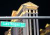Caesars will not put state licenses at risk over prediction markets A shot of a Las Vegas Blvd street sign with Caesars Palace visible in the background