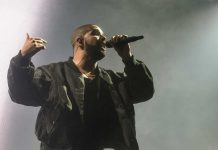 Drake performing