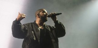 Drake performing