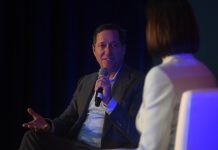 AGA CEO Bill Miller talks as he discussed taxes at G2E last week.