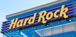 Hard Rock building as the company brings a new sports betting product to Florida.