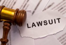 Lawsuit symbol as Kalshi sues Ohio regulators over its event contracts.