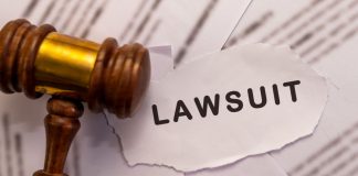 Lawsuit symbol as Kalshi sues Ohio regulators over its event contracts.
