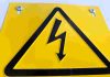 AHigh voltage sign