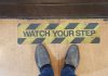 Michigan regulator warns operators to keep distance from event contracts A warning sign telling people to watch their step