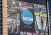 NCAA officially lifts ban on student athletes betting on pro sports NCAA headquarters as the organization lifts its ban on professional sports betting.