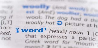 Definition of word within a dictionary