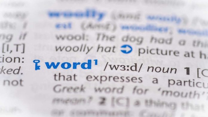 Definition of word within a dictionary