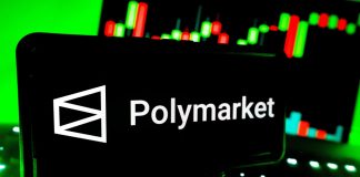 Polymarket soars to $8B valuation behind NYSE owner investment Polymarket logo as the company received a new investment.