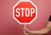 Stop sign as the Rhode Island Lottery sends cease and desist orders.