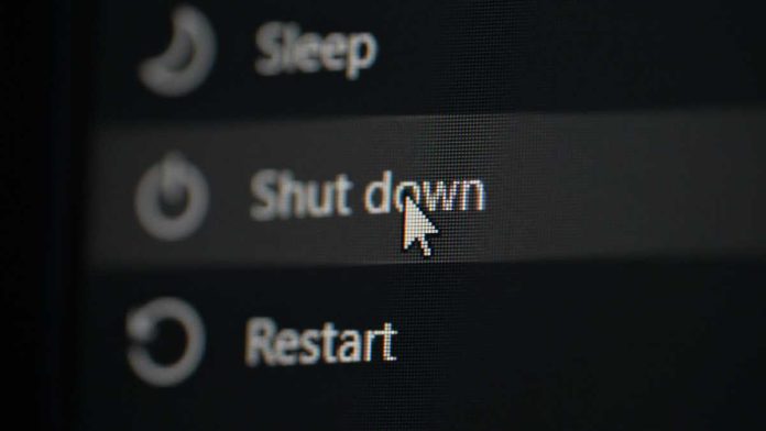 Shutting down computer