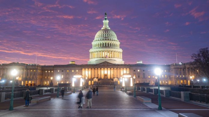 The U.S. Capitol Building, which houses the Senate