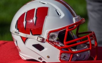 Wisconsin helmet as the state considers online sports betting.
