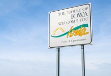 BETER enters Indiana and Iowa through bet365 partnership A sign welcoming new entrants to Iowa