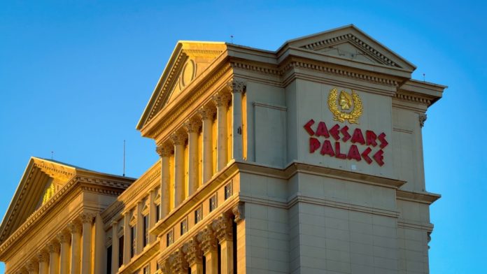 Caesars-Entertainment-Nevada-Control-Board-Fine-Bowyer Caesars Palace building as the company faces a fine in Nevada by the state's gaming regulator.