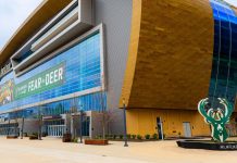 Milwaukee Bucks' Fiserv Forum stadium in Wisconsin