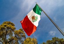 Mexico close to hiking gambling tax to 50% after Senate approval The flag of Mexico flying above trees in the sunshine