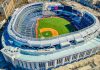 New York lawmaker moves bill to ban most sports event contracts An aerial view of Yankee Stadium in New York