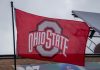 An Ohio State sports flag