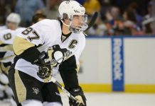 Pittsburgh Penguins player as the NHL team partners with BetMGM.